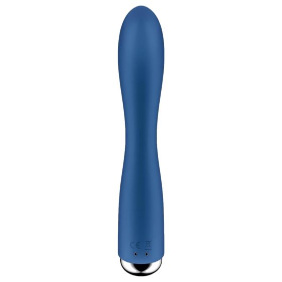 Satisfyer Spinning Rabbit 1 - forgó csiklókaros vibrátor (kék)