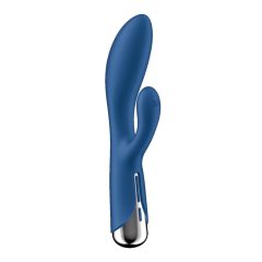   Satisfyer Spinning Rabbit 1 - forgó csiklókaros vibrátor (kék)