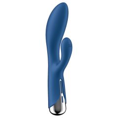   Satisfyer Spinning Rabbit 1 - forgó csiklókaros vibrátor (kék)