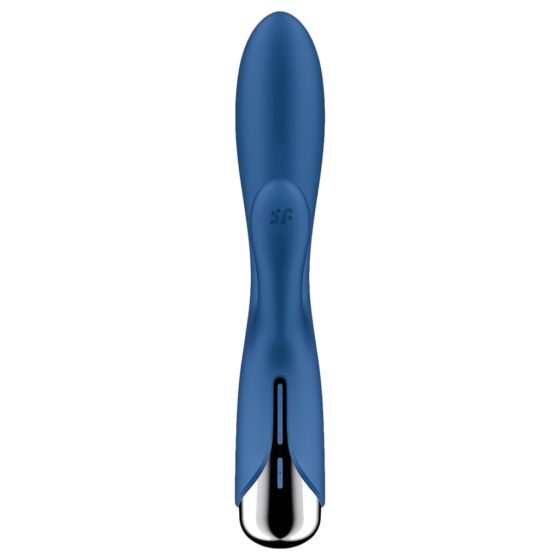 Satisfyer Spinning Rabbit 1 - forgó csiklókaros vibrátor (kék)