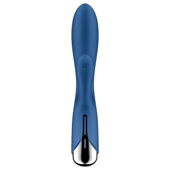 Satisfyer Spinning Rabbit 1 - forgó csiklókaros vibrátor (kék)