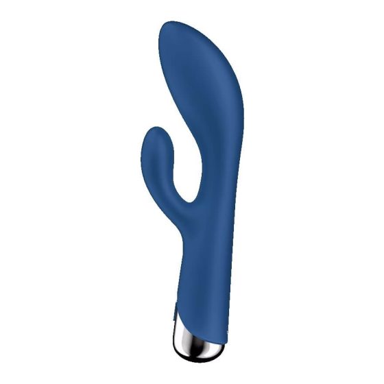 Satisfyer Spinning Rabbit 1 - forgó csiklókaros vibrátor (kék)