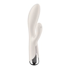   Satisfyer Spinning Rabbit 1 - forgó csiklókaros vibrátor (bézs)