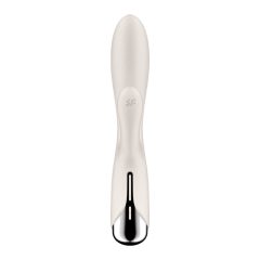   Satisfyer Spinning Rabbit 1 - forgó csiklókaros vibrátor (bézs)