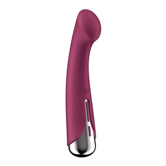 Satisfyer Spinning G-Spot 1 - forgó fejes G-pont vibrátor (piros)