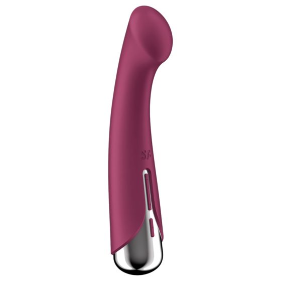 Satisfyer Spinning G-Spot 1 - forgó fejes G-pont vibrátor (piros)