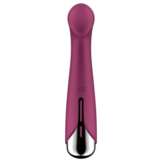 Satisfyer Spinning G-Spot 1 - forgó fejes G-pont vibrátor (piros)