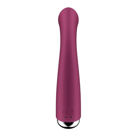 Satisfyer Spinning G-Spot 1 - forgó fejes G-pont vibrátor (piros)