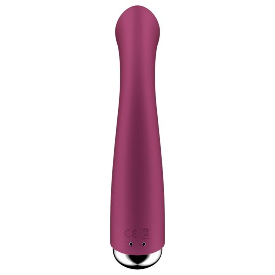 Satisfyer Spinning G-Spot 1 - forgó fejes G-pont vibrátor (piros)