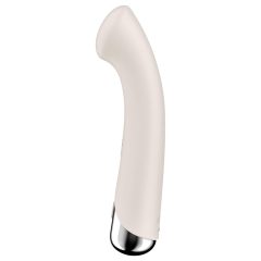   Satisfyer Spinning G-Spot 1 - forgó fejes G-pont vibrátor (bézs)