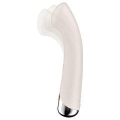   Satisfyer Spinning G-Spot 1 - forgó fejes G-pont vibrátor (bézs)