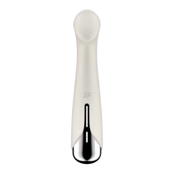 Satisfyer Spinning G-Spot 1 - forgó fejes G-pont vibrátor (bézs)