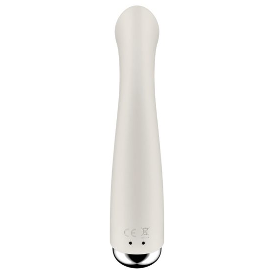 Satisfyer Spinning G-Spot 1 - forgó fejes G-pont vibrátor (bézs)