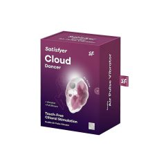   Satisfyer Cloud Dancer - akkus léghullámos csiklóizgató (pink-fehér)