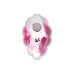   Satisfyer Cloud Dancer - akkus léghullámos csiklóizgató (pink-fehér)