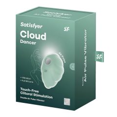   Satisfyer Cloud Dancer - akkus léghullámos csiklóizgató (menta)