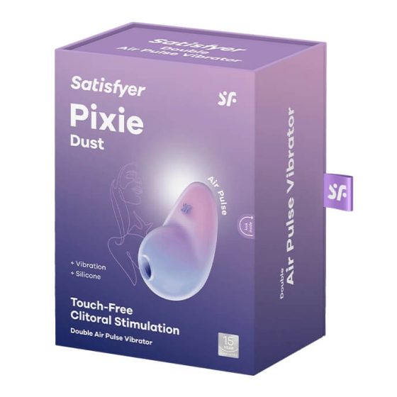 Satisfyer Pixie Dust - akkus léghullámos csiklóizgató (lila-pink)