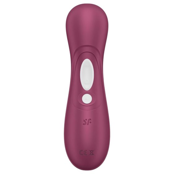 Satisfyer Pro 2 Gen3 - okos léghullámos csiklóizgató (bordó)