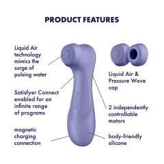   Satisfyer Pro 2 Gen3 - okos léghullámos csiklóizgató (lila)