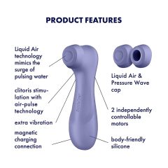   Satisfyer Pro 2 Gen3 - akkus léghullámos csiklóizgató (lila)