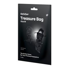   Satisfyer Treasure Bag M - szexjáték tároló táska - közepes (fekete)