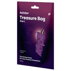   Satisfyer Treasure Bag L - szexjáték tároló táska - közepes (lila)