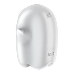   Satisfyer Glowing Ghost - világító léghullámos csiklóizgató (fehér)