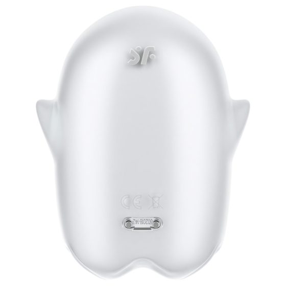 Satisfyer Glowing Ghost - világító léghullámos csiklóizgató (fehér)