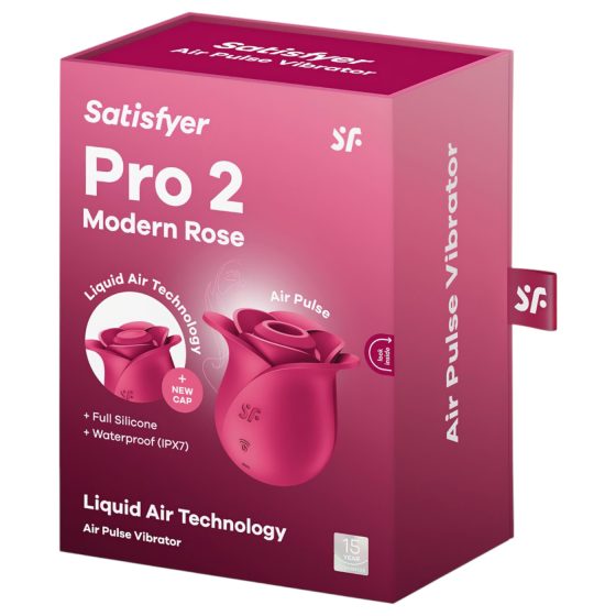 Satisfyer Pro 2 Rose Modern - léghullámos csiklóizgató (piros)