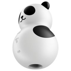   Satisfyer Pocket Panda - léghullámos csiklóizgató (fekete)