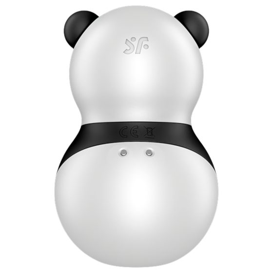 Satisfyer Pocket Panda - léghullámos csiklóizgató (fekete)