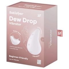   Satisfyer Dew Drop - akkus, vízálló csiklóvibrátor (fehér)