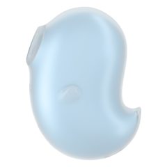   Satisfyer Cutie Ghost - akkus, léghullámos csiklóizgató (kék)