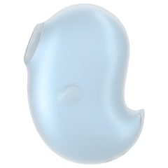   Satisfyer Cutie Ghost - akkus, léghullámos csiklóizgató (kék)