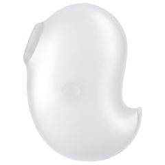   Satisfyer Cutie Ghost - akkus, léghullámos csiklóizgató (fehér)