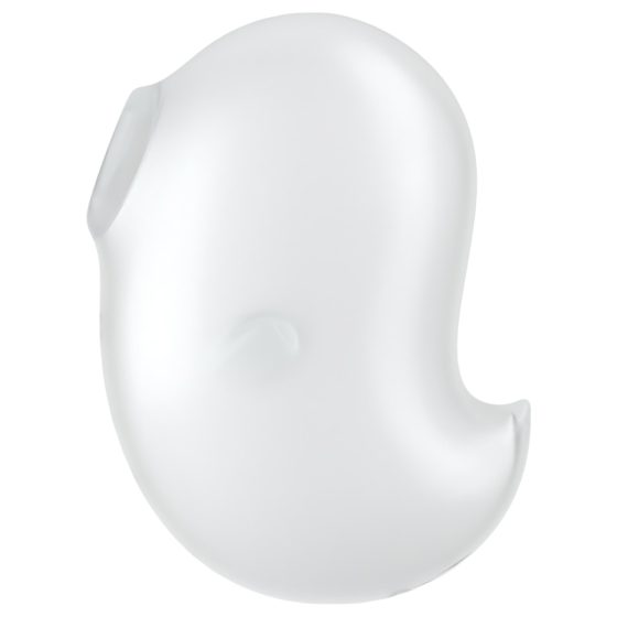 Satisfyer Cutie Ghost - akkus, léghullámos csiklóizgató (fehér)