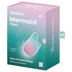   Satisfyer Mermaid Vibes - léghullámos csiklóizgató (menta-pink)