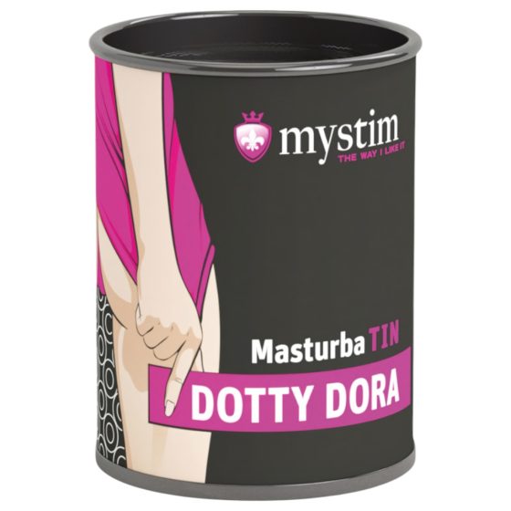 Mystim MasturbaTIN Dotty Dora - pontozott  maszturbátor (fehér)