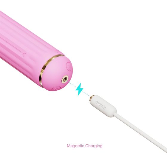 Otouch Magic Stick S1 Plus vibrátor + 4db klitorisz izgató feltét (pink)