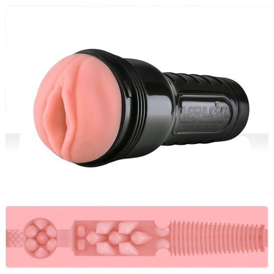 Fleshlight Pink Lady Destroya - élethű műpunci tokban (natúr)