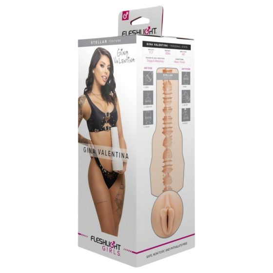 Fleshlight Gina Valentina Stellar élethű műpunci (natúr)