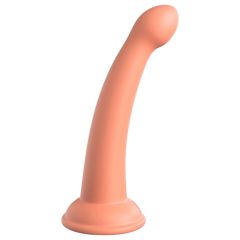   Dillio Secret Explorer - tapadótalpas makkos dildó (17cm) - narancs