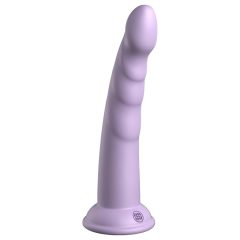   Dillio Slim Seven - tapadótalpas stimuláló dildó (20cm) - lila