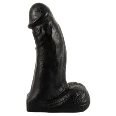 Realistixxx Real Giant - herés dildó - 22 cm (fekete)