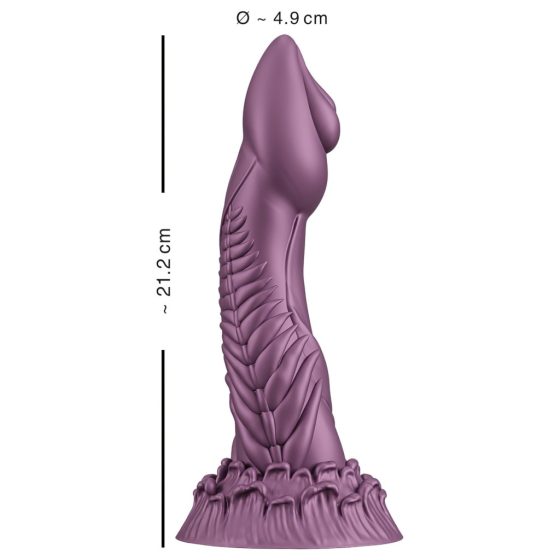 Beasty Cocks Alien Phallus - űrlény dildó (mályva)