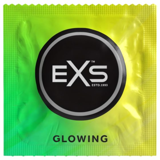 EXS Glow - világító óvszer (3db)