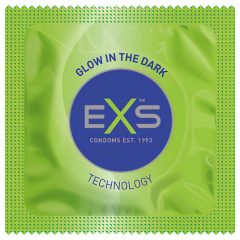 EXS Glow - világító óvszer (3db)