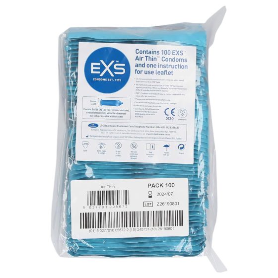 EXS Air Thin - latex óvszer (100db)