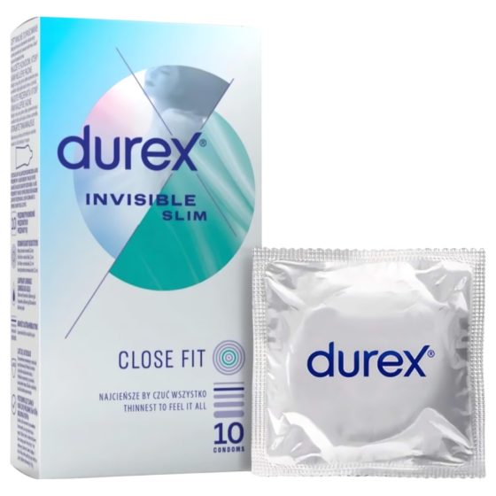 Durex Invisible Slim - vékony óvszer (10db)