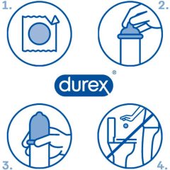 Durex Invisible Slim - vékony óvszer (10db)
